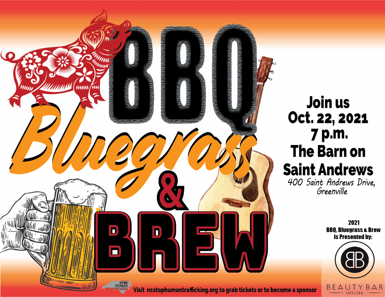 2021 BBQ, Bluegrass & Brew NC Stop Human Trafficking